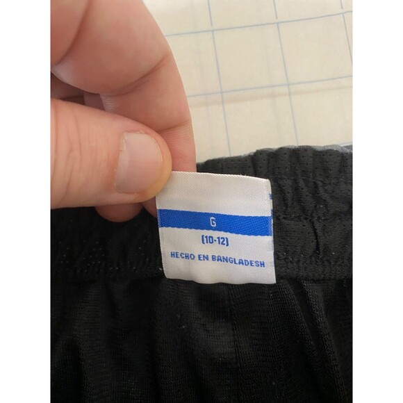 Boys Large Mesh Shorts Starter Black and Gray Camouflage Athletic 10-12 - Picture 5 of 5